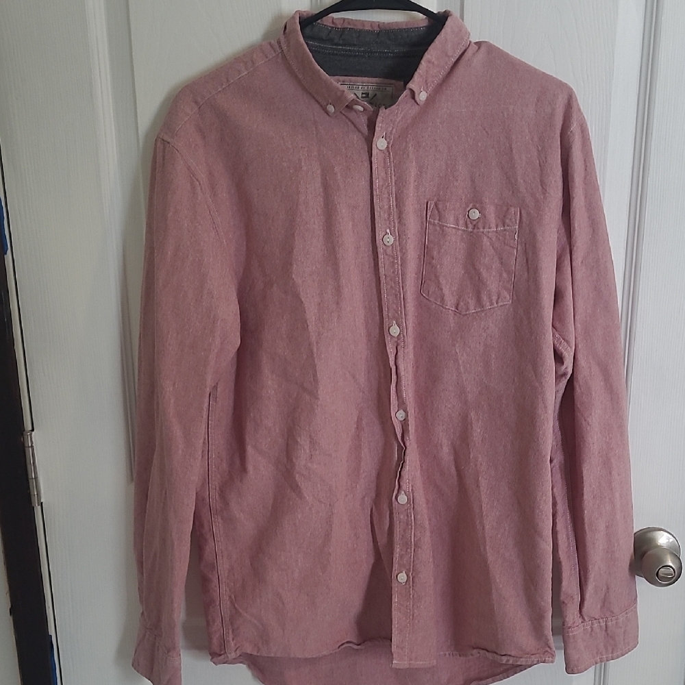 Dusty Pink Button-Up Shirt